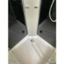800x800mm Hydro Shower Cabin Square with Black Panel - Shower Tray & 3 Outlet Thermostatic Mixer Shower System - Vidalux