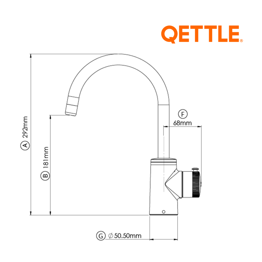 ONLY OPENED - QETTLE Original Mini 2 in 1 2L - Chrome