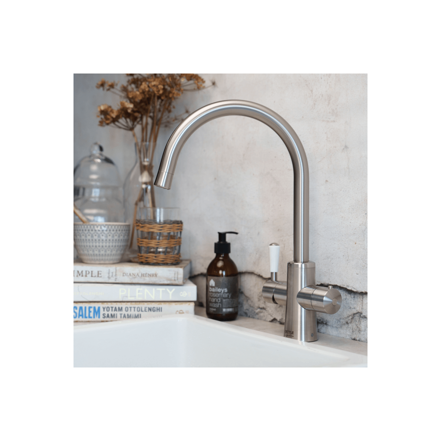 QETTLE Signature Classic 4 in 1 Instant Boiling Water Tap 4 Litre - Stainless Steel