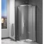 Quadrant Shower Screen Enclosure 1000 x 1000mm - 6mm Glass - Claritas Range