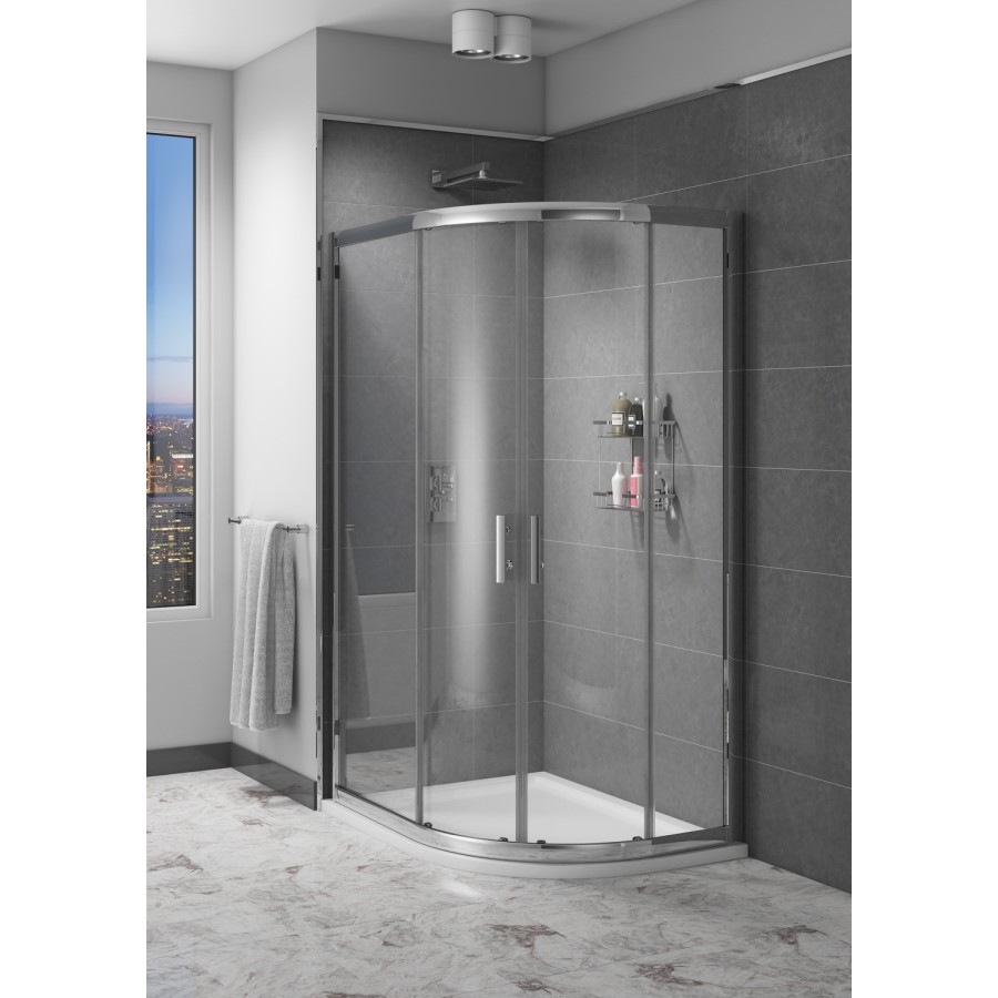 Claritas 6+ Glass Quadrant Shower Enclosure 1200 x 900mm- 6mm Glass