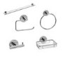 Pendle Flexi-Fix 5 Piece Chrome Accesory Set - Croydex