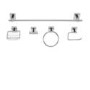 Chester Flexi-Fix 5 Piece Bathroom Accessory Set - Croydex