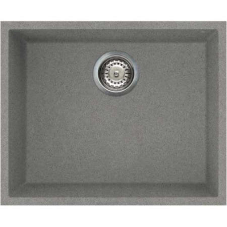 Reginox Large Single Bowl Regi-Granite Grey Undermount Kitchen Sink