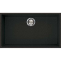 Reginox Extra Large Single Bowl Regi-Granite Black Undermount Kitchen Sink