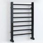 Black Nickel Bathroom Towel Radiator - 800 x 500mm