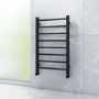 Black Nickel Bathroom Towel Radiator - 800 x 500mm