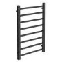 Black Nickel Bathroom Towel Radiator - 800 x 500mm