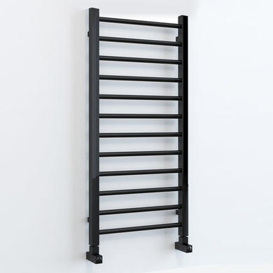 Black Nickel Bathroom Towel Radiator - 1200 x 500mm