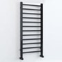 Black Nickel Bathroom Towel Radiator - 1200 x 500mm