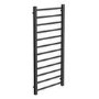 Black Nickel Bathroom Towel Radiator - 1200 x 500mm