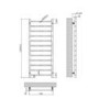 Black Nickel Bathroom Towel Radiator - 1200 x 500mm
