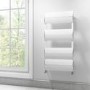 White Flat Panel Bathroom Towel Radiator - 1000 x 500mm