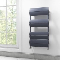 Anthracite Bathroom Towel Radiator - 1000 x 500mm