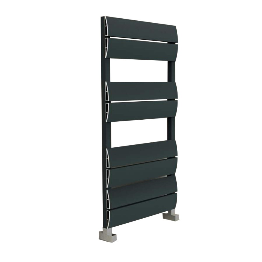 Anthracite Bathroom Towel Radiator - 1000 x 500mm