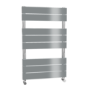 Chrome Vertical Bathroom Flat Towel Radiator - 800 x 500mm