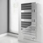 Chrome Vertical Bathroom Towel Flat Radiator - 1080 x 550mm