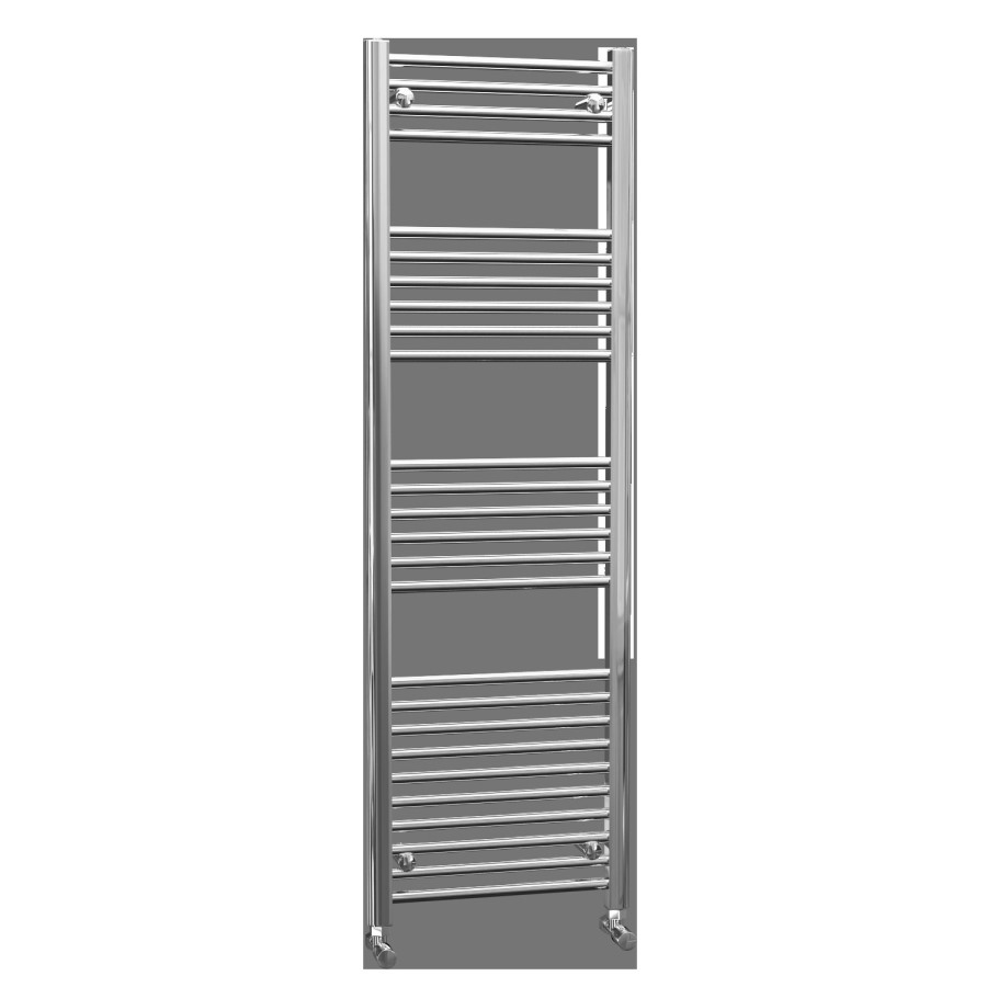 Chrome Straight Vertical Bathroom Towel Radiator -1600 x 500mm