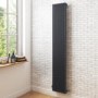 Vertical Anthracite Tall Radiator - 1800 x 324mm