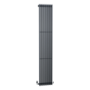 Vertical Anthracite Tall Radiator - 1800 x 324mm
