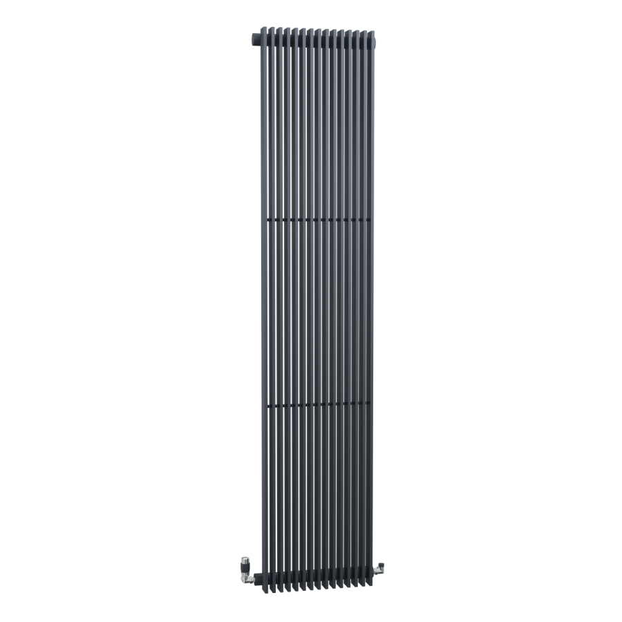 Vertical Anthracite Tall Radiator - 1800 x 399mm