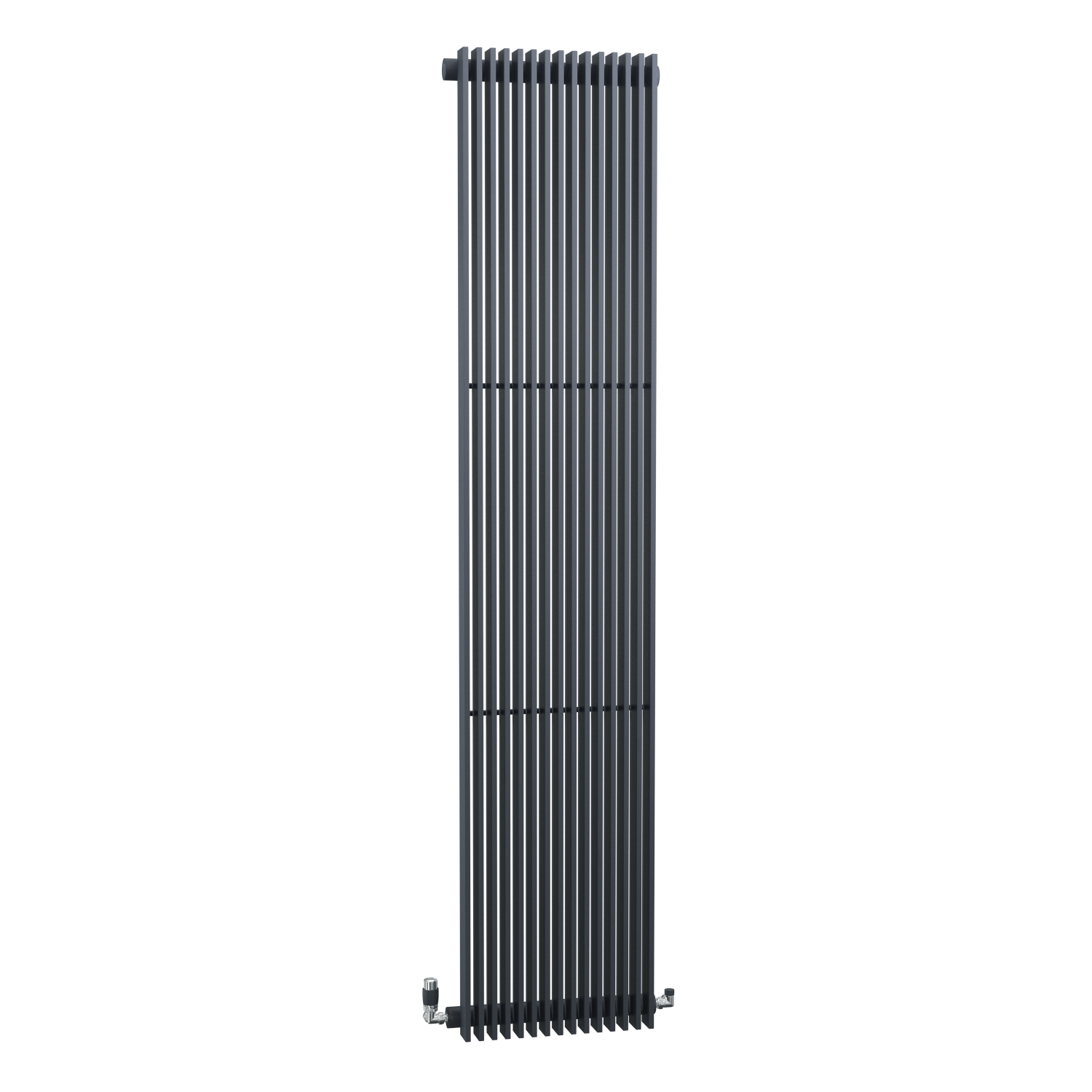Vertical Anthracite Tall Radiator - 1800 x 399mm - Better Bathrooms