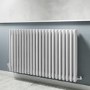GRADE A1 - White Horizontal Traditional Column Radiator - 600 x 999mm
