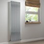 Chrome Vertical Tall Radiator - 1800 x 480mm