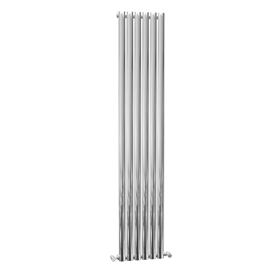 Chrome Vertical Tall Radiator - 1800 x 480mm