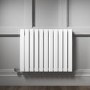 White Horizontal Flat Panel Radiator - 600 x 836mm