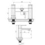 RAK Ceramics Resort Bath Shower Mixer Tap