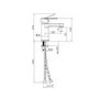 RAK Ceramics Compact Eco Chrome Mono Basin Mixer Tap with Waste