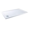 Claristone White Shower Tray &amp; Corner Waste - 1200 x 900mm