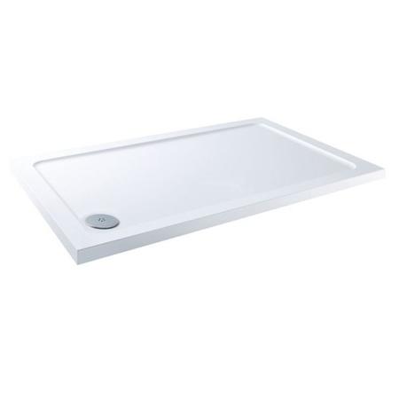 Claristone White Shower Tray & Corner Waste - 1200 x 900mm