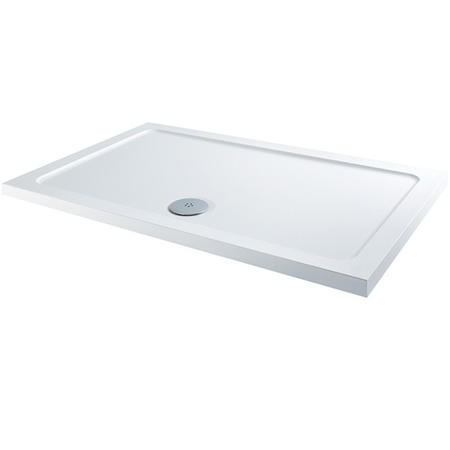 Claristone White Shower Tray & Waste - 1700 x 900mm