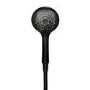 Triton Amala Metallic 9.5kW Black Electric Shower with Brushed Brass Push Button