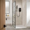 Triton Amala Metallic 9.5kW Black Electric Shower with Brushed Copper Push Button