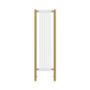 White and Brass Vertical Traditional Column Radiator 1600 x 480mm- Regent