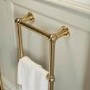 ALMOST PERFECT - Brass Vertical Traditional Towel Radiator 700 x 400mm - Regent
