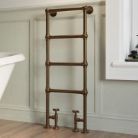 Bronze Vertical Traditional Towel Radiator 1200 x 479mm – Regent Bronze Vertical Traditional Towel Radiator 1200 x 479mm – Regent