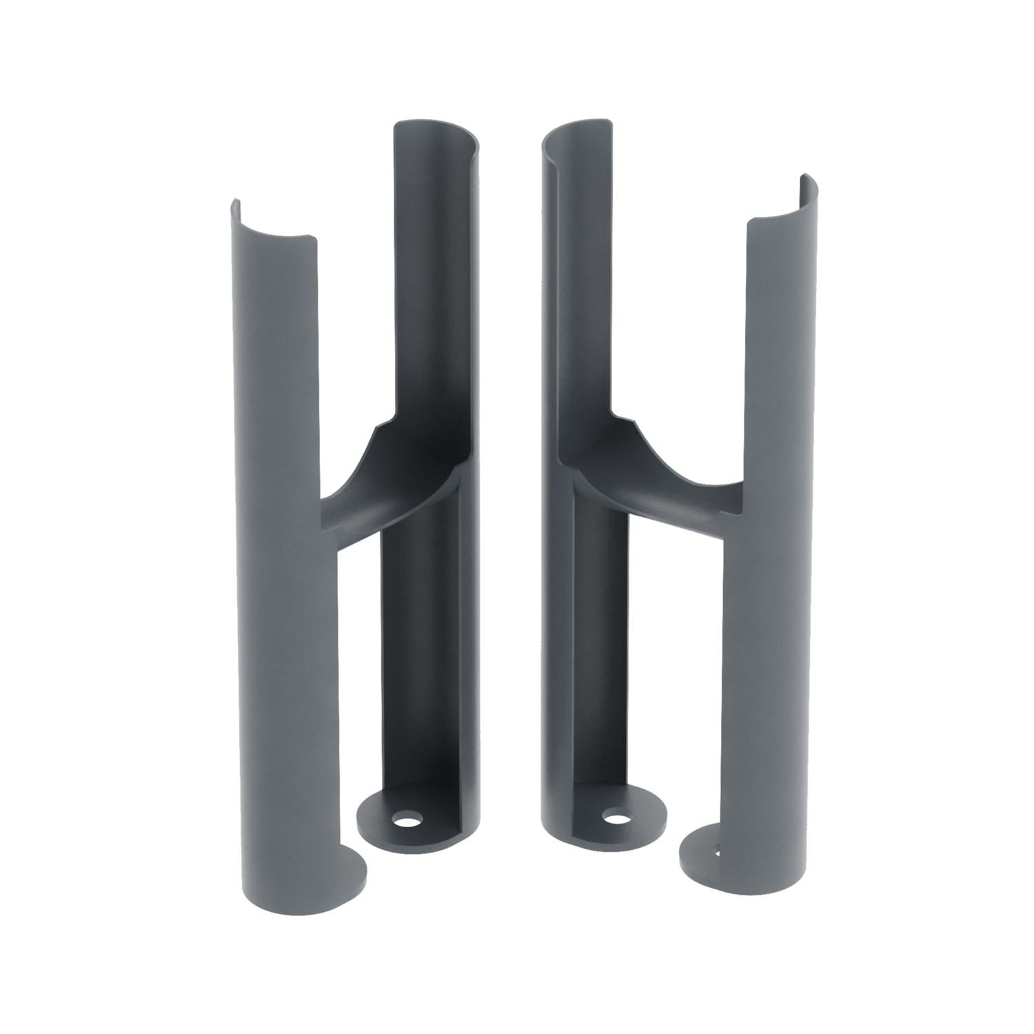 Traditional Radiator Feet Reggio Anthracite Two Column Traditional Radiator Feet - Better Bathrooms