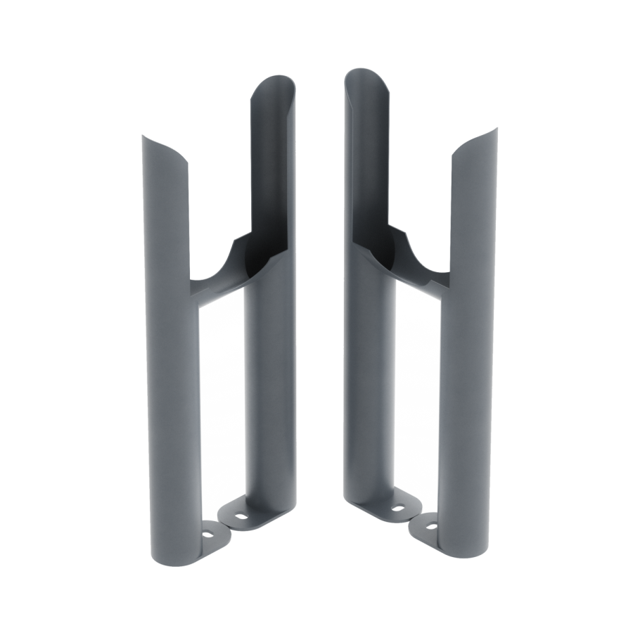 Traditional Radiator Feet Reggio Anthracite Three Column Traditional Radiator Feet - Better Bathrooms