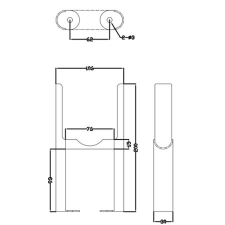 Reggio White Three Column Traditional Radiator Feet