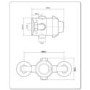 GRADE A1 - Triton Showers Lentini Concentric Mixer Shower