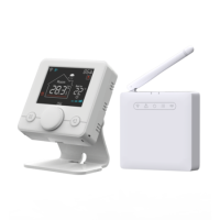 electriQ Smart WiFi RF Wireless Thermostat with Receiver for Boilers - Alexa & Google Home