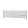 Riace White Flat Designer Radiator 350x1200mm Double Panel 2437 BTU