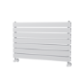 Riace White Flat Designer Radiator 490x800mm Double Panel 2369 BTU