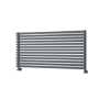 Ravello Dark Grey Anthracite Square Designer Radiator 585x1200mm Single Panel 3287 BTU