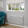 Ravello White Square Designer Radiator 585x1200mm Single Panel 3287 BTU