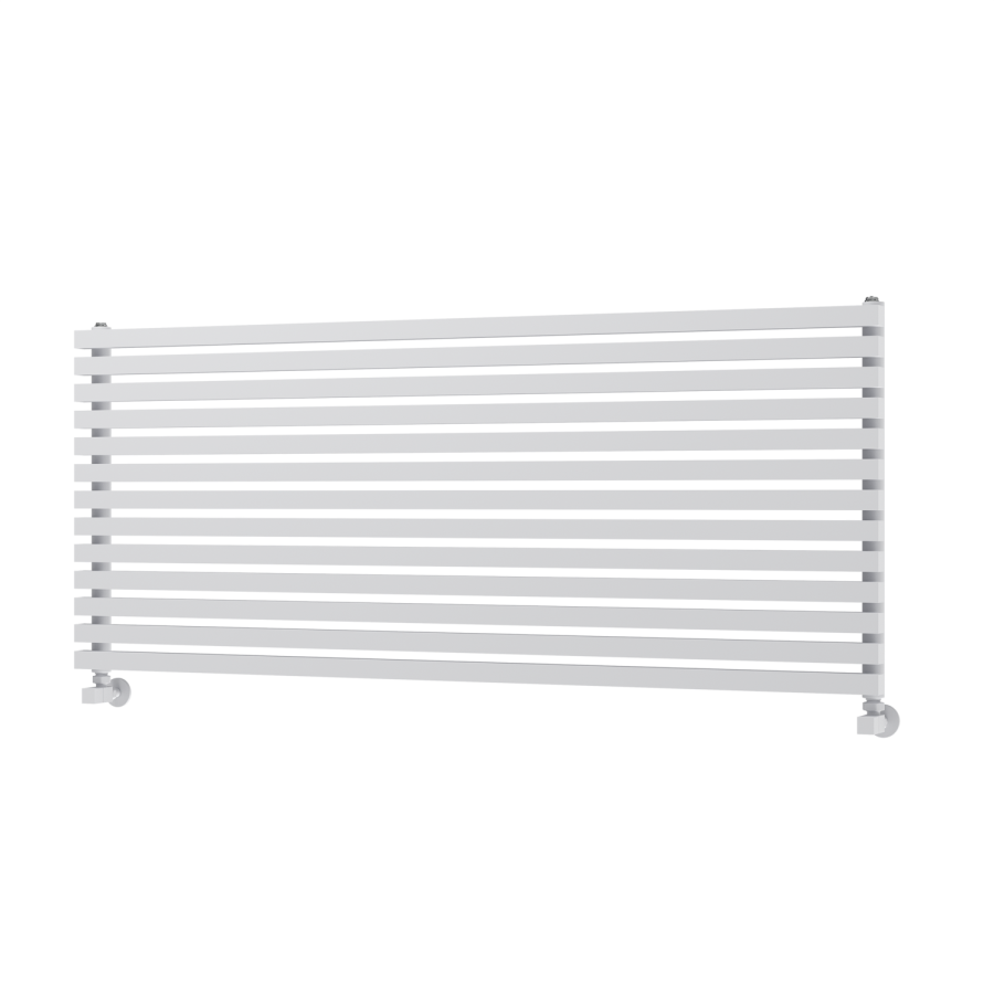 Ravello White Square Designer Radiator 585x1400mm Single Panel 3782 BTU